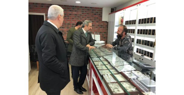 Gebze'de esnafı gezen Yılmaz: 