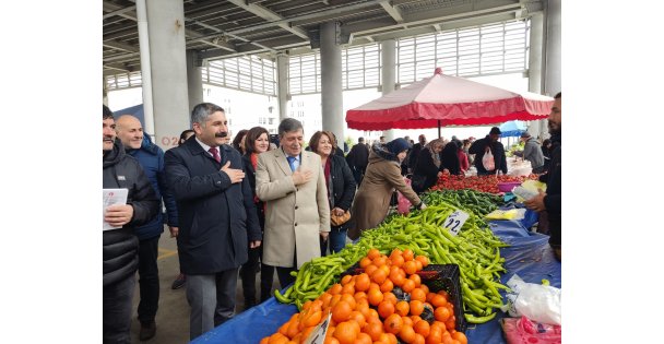Gebze'de Millet İttifakı'nın 6 İlçe Başkanı Kemal Kılıçdaroğlu'nun Kampanyası İçin Bir Araya Geldi