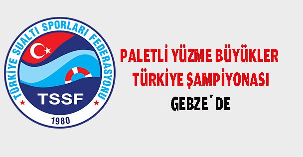 Gebze'de Paletli yüzme şampiyonası yapılacak