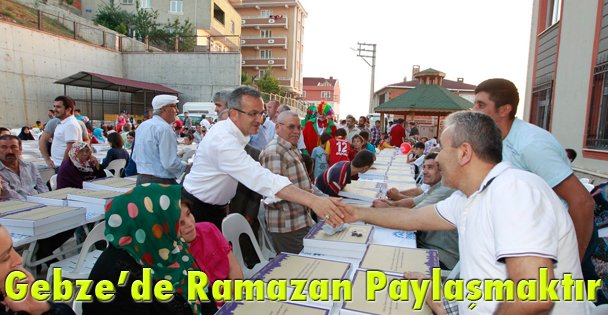 Gebze'de Ramazan Paylaşmaktır