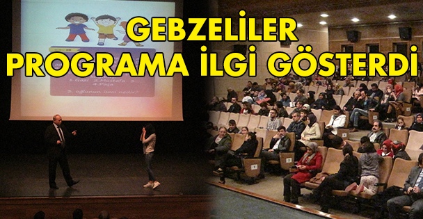 Gebzeliler programa ilgi gösterdi!