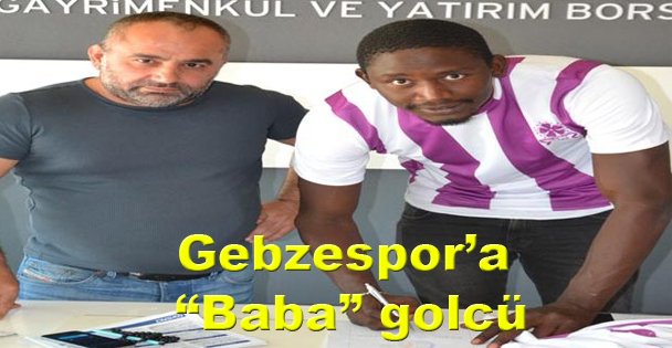 Gebzespor'a 'Baba” golcü