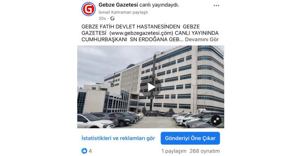 GEBZE'YE HAK ETTİĞİ HİZMETİ VERMEYEN İZMİT LOBİSİNİ CUMHURBAŞKANINA CANLI YAYINDA ŞİKAYET ETTİK