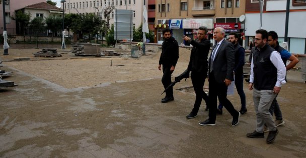 Genel Sekreter Gündoğdu,  Karabali Meydanı Projesini İnceledi