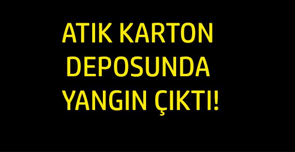 Geri dönüşün tesisinde yangın!