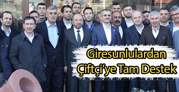 Giresunlulardan Çiftçi'ye Tam Destek