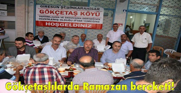 Gökçetaşlılarda Ramazan bereketi!