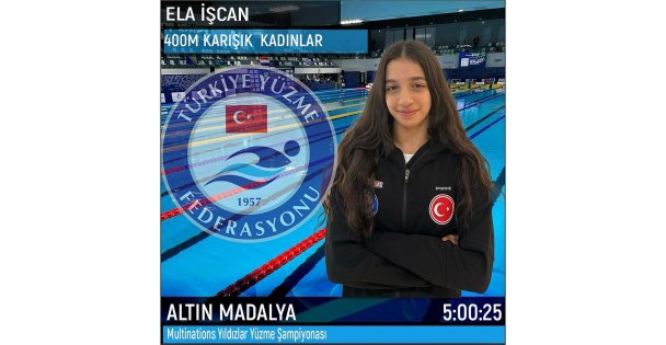 GÖLCÜKLÜ MİLLİ SPORCU ELA İŞCAN'DAN BÜYÜK BAŞARI