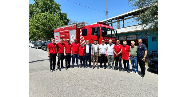 Gönüllü kahramanlara moral ziyareti