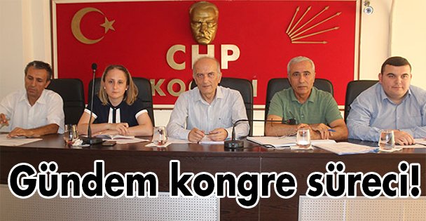 Gündem kongre süreci!