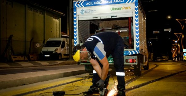 Gündüz ulaşım, gece bakım; Tramvayda 7/24 durmaksızın hizmet