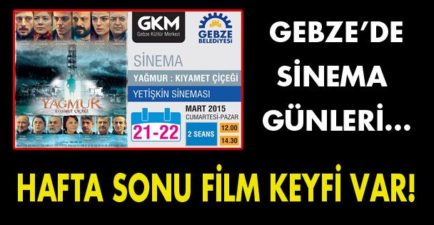 Hafta sonunda film keyfi!!!