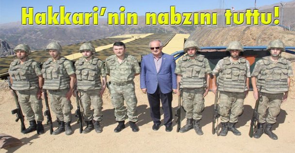 Hakkari'nin nabzını tuttu!