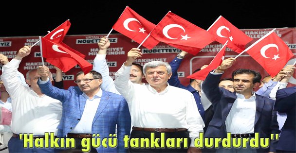'Halkın gücü tankları durdurdu''