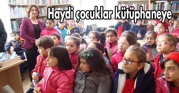 Haydi çocuklar kütüphaneye