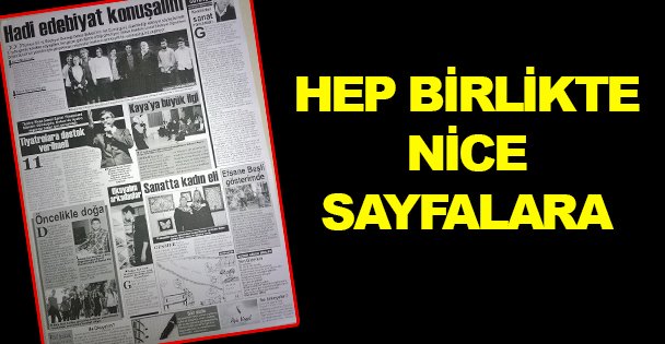 Hep birlikte nice sayfalara