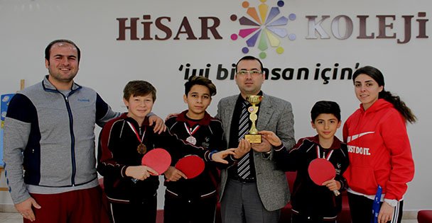 Hisar Eğitim Kurumları sporda da başarısını sürdürüyor.