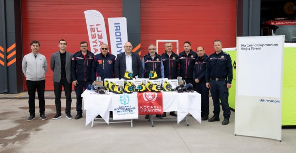 Hyundai'den Kocaeli İtfaiyesi'ne ekipman desteği