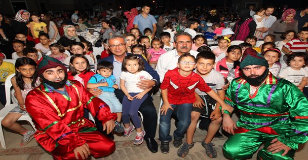 İftar sofrası Kirazpınar'da kuruldu