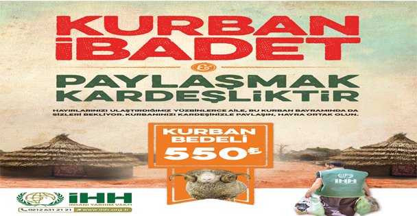 İHH'dan Kurban organizasyonu!