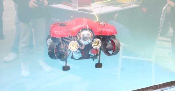 'İnsansız Su Altı Sistemleri Aracı” EnFest'te ilgi görüyor