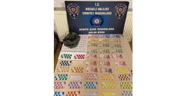 İş Yerinde Kumar Oynatıldığı Denetimde Ortaya Çıktı