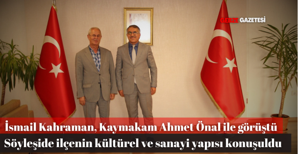 İsmail Kahraman, Çayırova Kaymakamı Ahmet Önal ile İlçenin Tarihi ve Kültürel Kimliği Üzerine Söyleşi