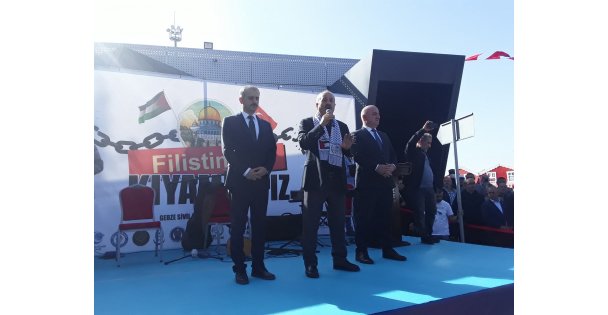 İsrail zulmü Gebze'de protesto edildi