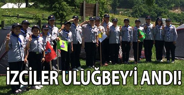 İzciler Uluğbey'i Andı