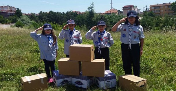 İzcilerden örnek bir davranış daha