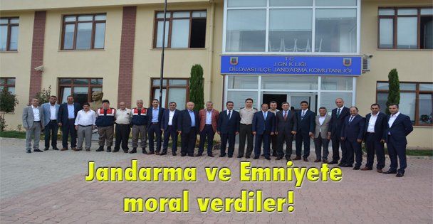 Jandarma ve Emniyete moral verdiler!
