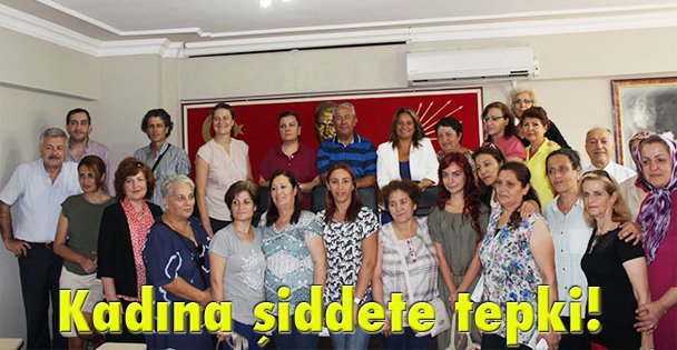 Kadına şiddete tepki!