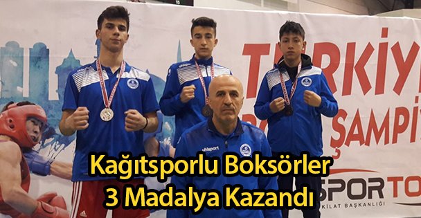 Kağıtsporlu Boksörler 3 Madalya Kazandı