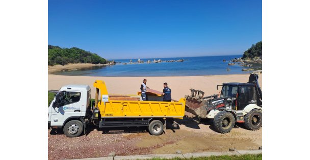 Kandıra plajları yeni sezona hazırlanıyor