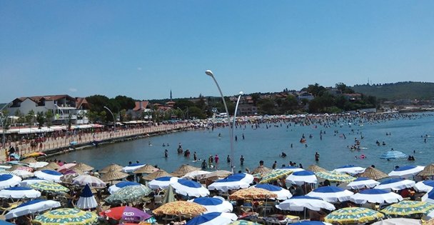 Kandıra'da deniz suyu sıcaklığı hava sıcaklığını geçti