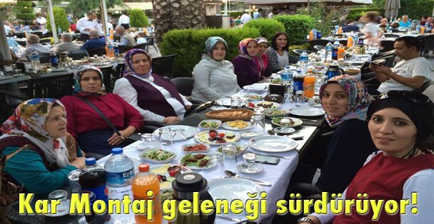 Kar Montaj geleneği sürdürüyor!