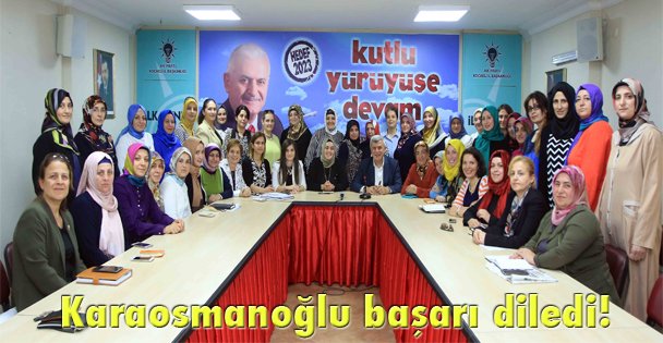 Karaosmanoğlu başarı diledi!