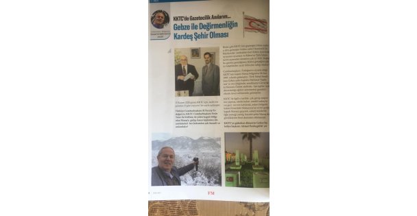Kardeş Şehirler Ve FM Dergisin de Yayınlanan Kıbrıs Yazım