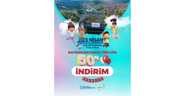 Kartepe Teleferik'te bayrama özel yüzde 50 indirim