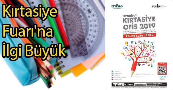 Kırtasiye Fuarı'na İlgi Büyük