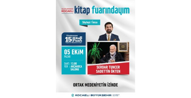 Kitap Fuarı'nın ilk özel oturumu Ökten ile gerçekleşiyor