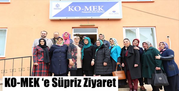 KO-MEK'e sürpriz ziyaret