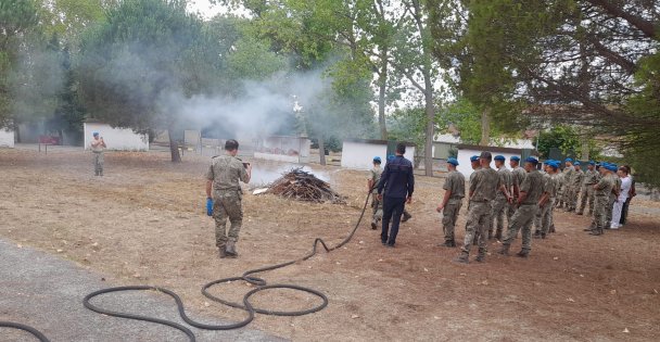 KOBİTEM'in yangın eğitimleri devam ediyor