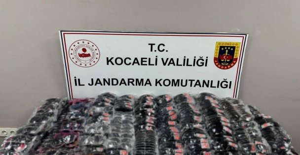 Kocaeli'de 2 bin sahte güneş gözlüğü ele geçirildi
