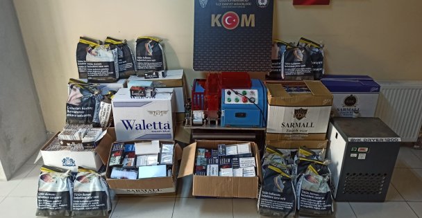 Kocaeli'de 72 bin 77 dolu ve boş makaron ele geçirildi