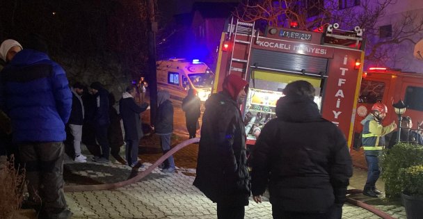 Kocaeli'de bungalovda çıkan yangın paniğe neden oldu