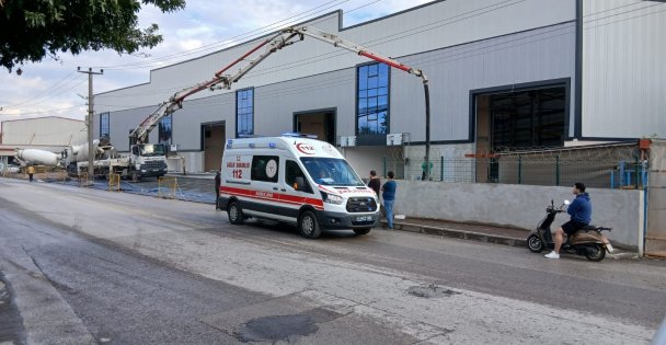 Kocaeli'de fabrika inşaatında akıma kapılan işçi ağır yaralandı