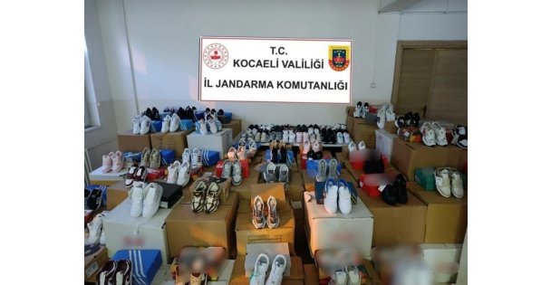 Kocaeli'de sahte ayakkabı operasyonu