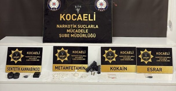 Kocaeli'de uyuşturucu operasyonlarında 6 kişi tutuklandı