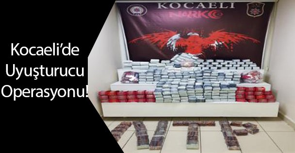 Kocaeli'de Uyuşturucu Operasyonu